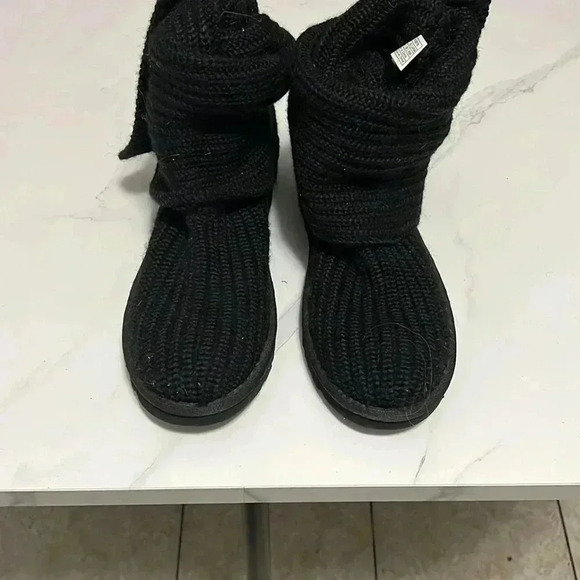 UGG Shoes - Ugg Black Knit Boots